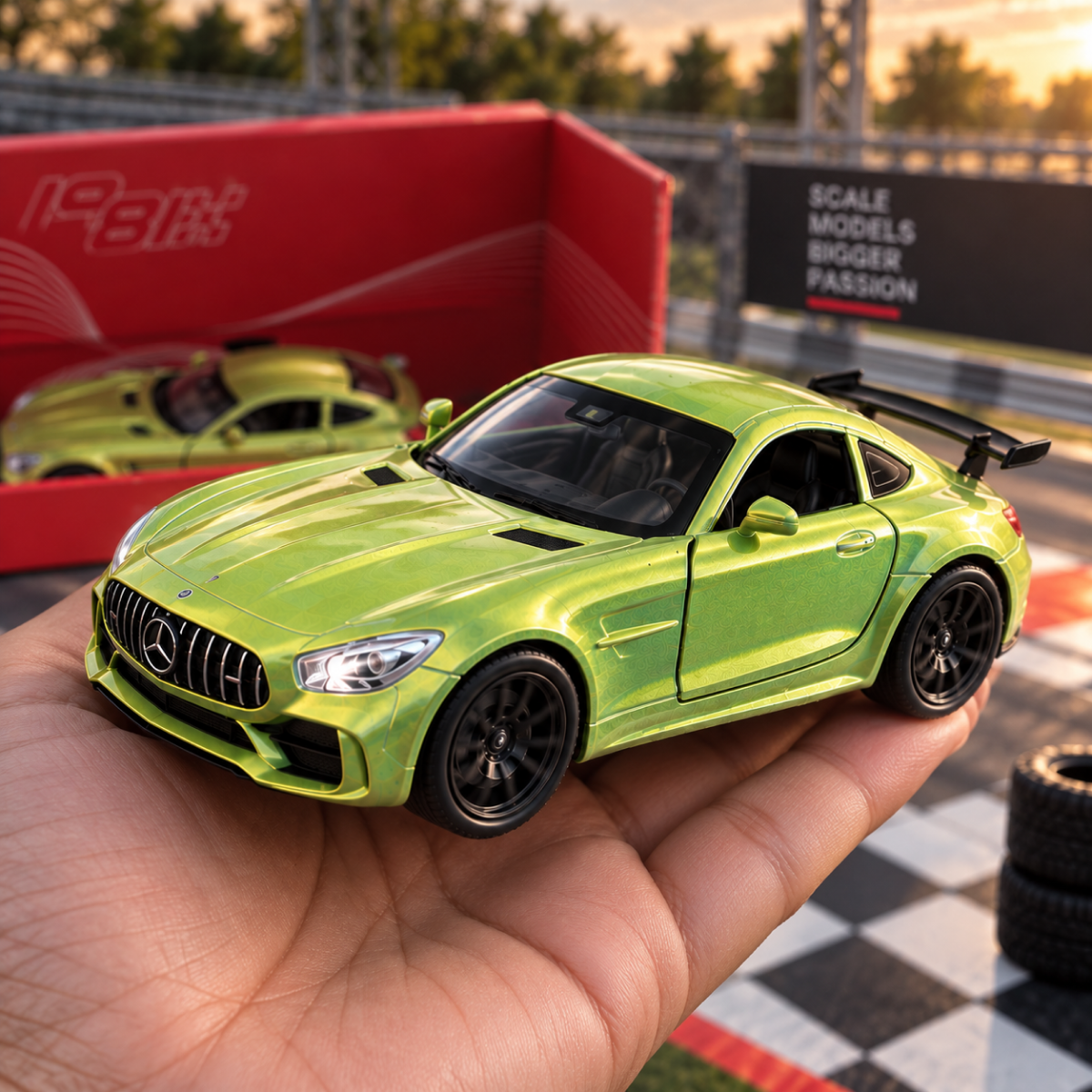 1:34 Mercedes – Green — product image 2