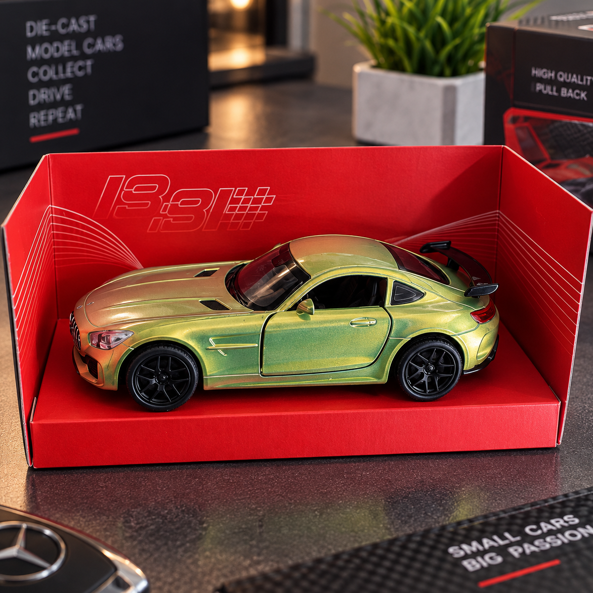 1:34 Mercedes – Green — product image 1