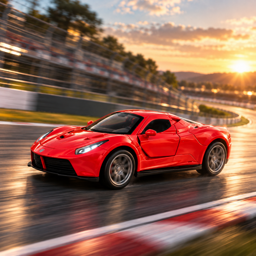 Diecast Pull Back – Ferrari Red — product image 2