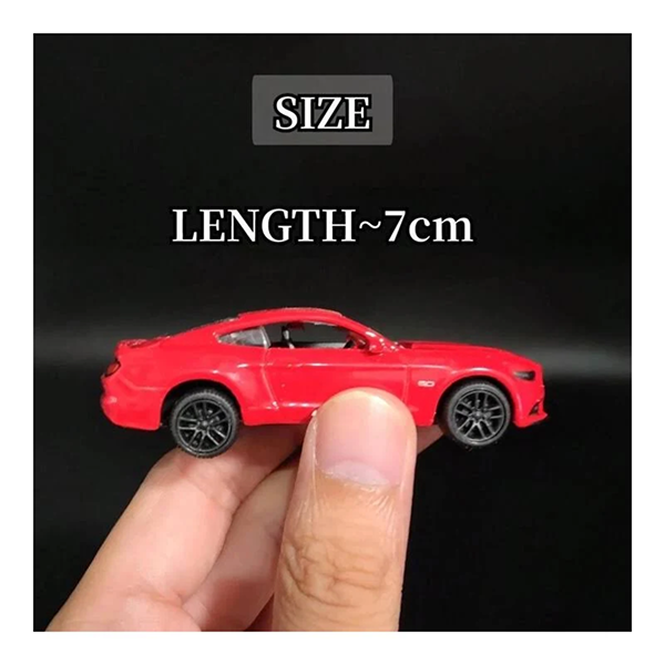 2015 Ford Mustang GT Red 1:64 Scale Diecast Model Car | Bburago