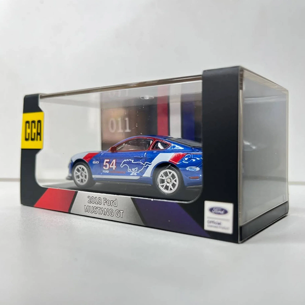 CCA 2018 Ford Mustang GT 1:64 Scale Diecast Model Car with Acrylic Case