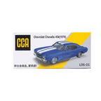 CCA Chevrolet Chevelle 454 (1970) 1:64 Scale Diecast Model Car – Blue