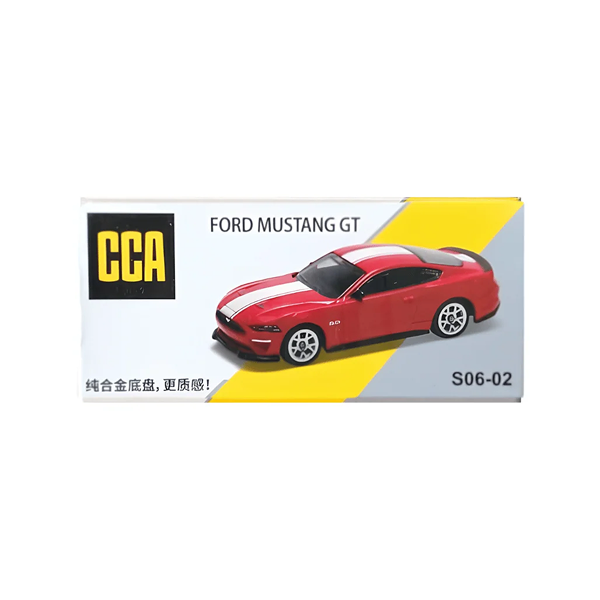 CCA Ford Mustang GT Red 1:64 Scale Diecast Model Car (S06-02)