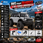 WL Toys 184023 1:18 Ford Bronco 4WD Climbing RC Car — product image 2