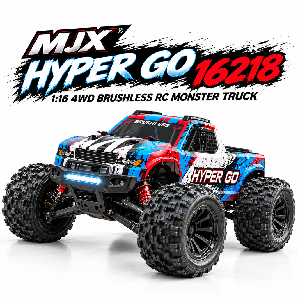 MJX Hyper Go 16218 1:16 Scale 4WD Brushless RC Monster Truck – 60 km/h — product image 2