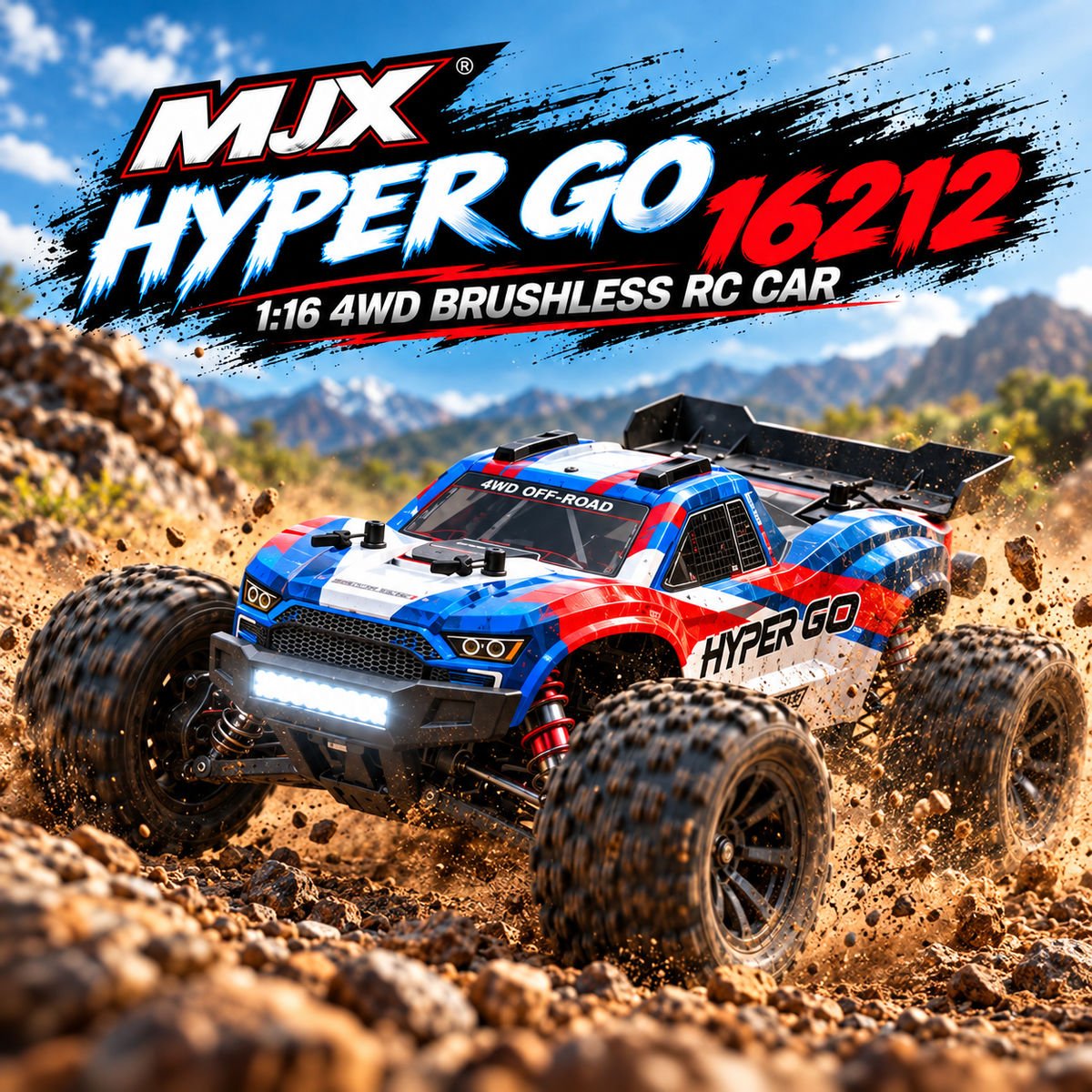 MJX Hyper Go 16212 1:16 4WD brushless RC car
