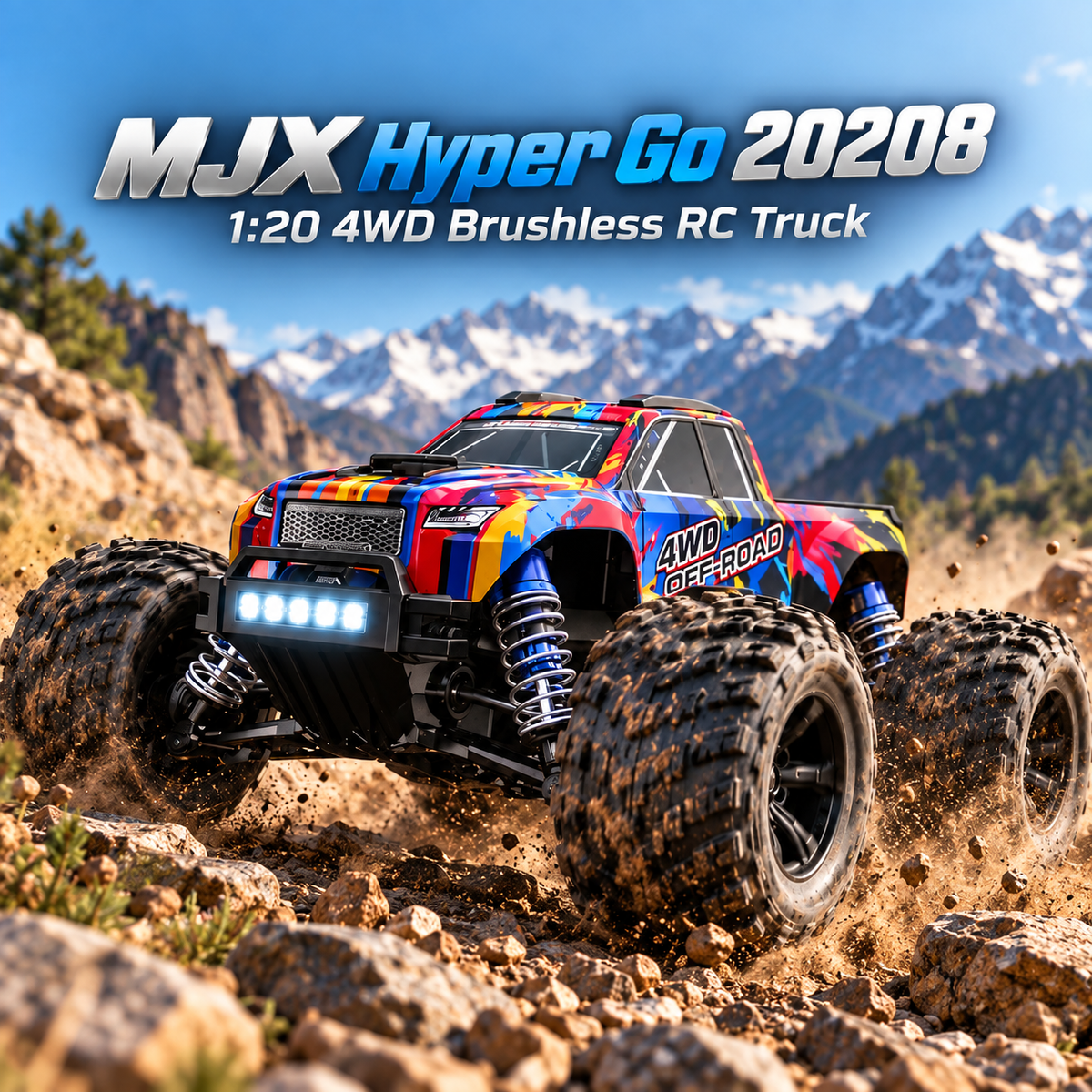 MJX Hyper Go 20208 1:20 4WD brushless RC truck