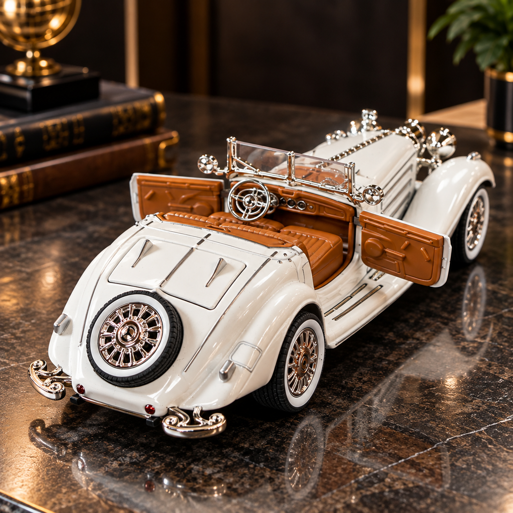 Mercedes 500 Vintage Roadster Die-Cast Model – Classic Collectible — product image 2