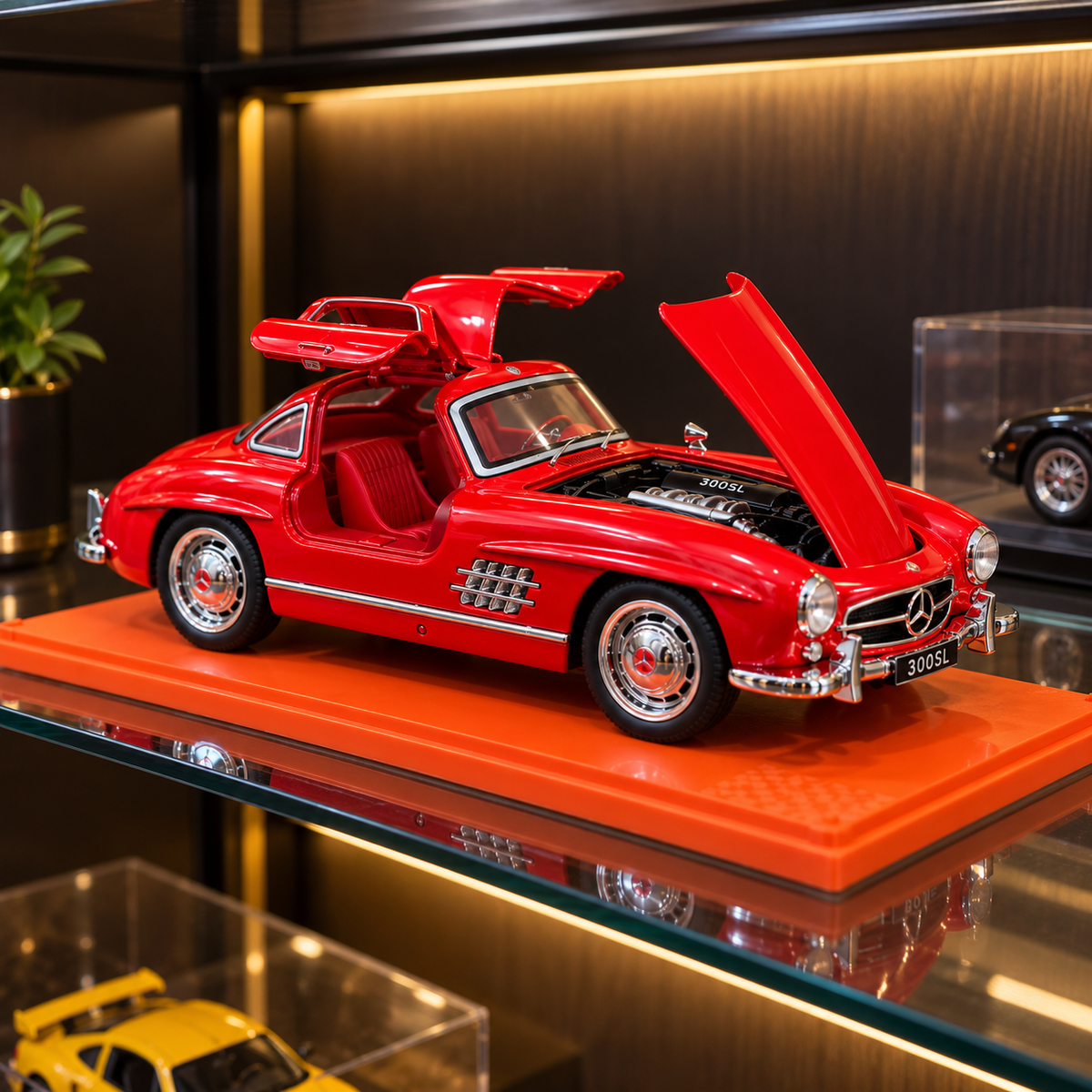 Mercedes-Benz 300 SL vintage die-cast model