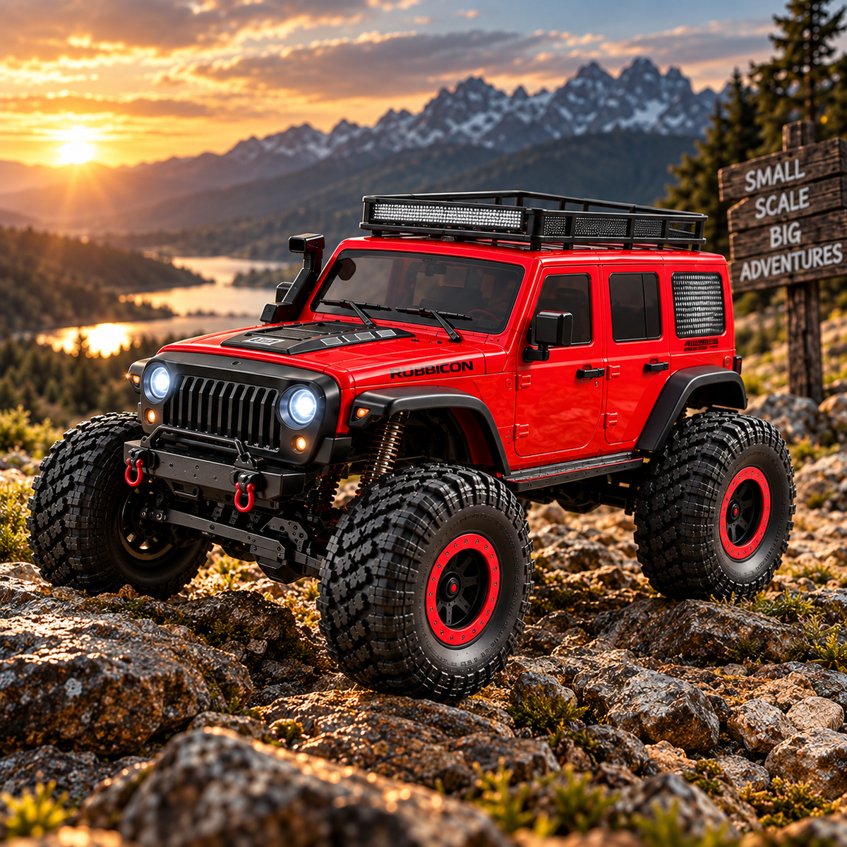 WL Toys 104311 1:10 Jeep Wrangler 4WD Off-Road RC Crawler — product image 3
