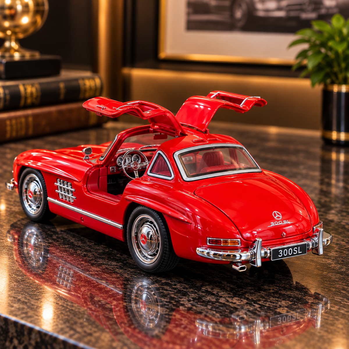 Mercedes-Benz 300 SL Gullwing Die-Cast Model – Vintage Collectible — product image 3