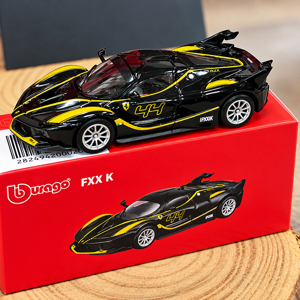 Burago Ferrari FXX K 1:64 Scale Diecast Model Car – Black