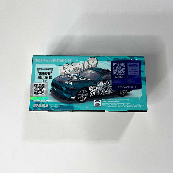 CCA 2018 Ford Mustang GT WASA Blue 1:64 Diecast Car