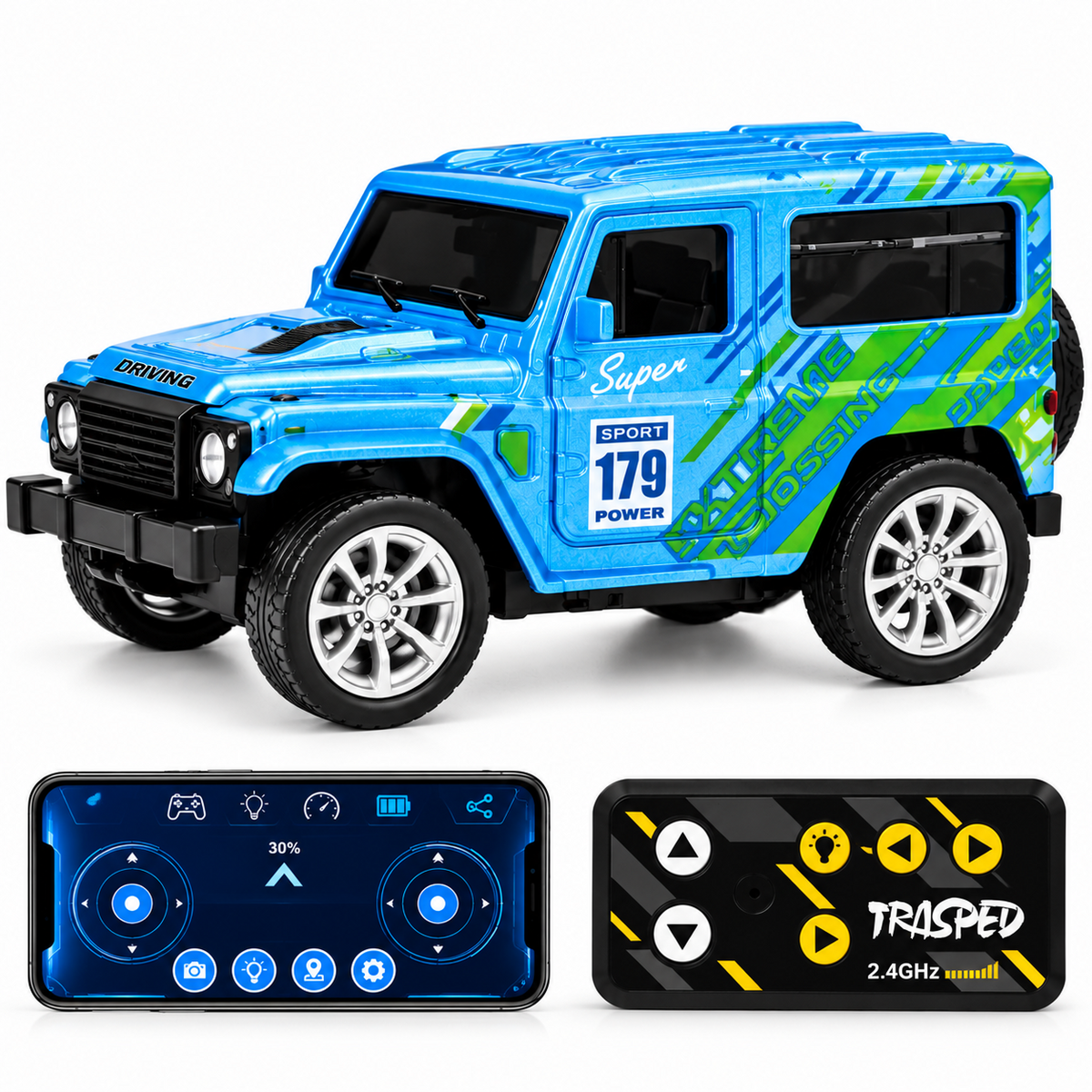 Mini RC Car 1:64 — Super Sport — product image 3