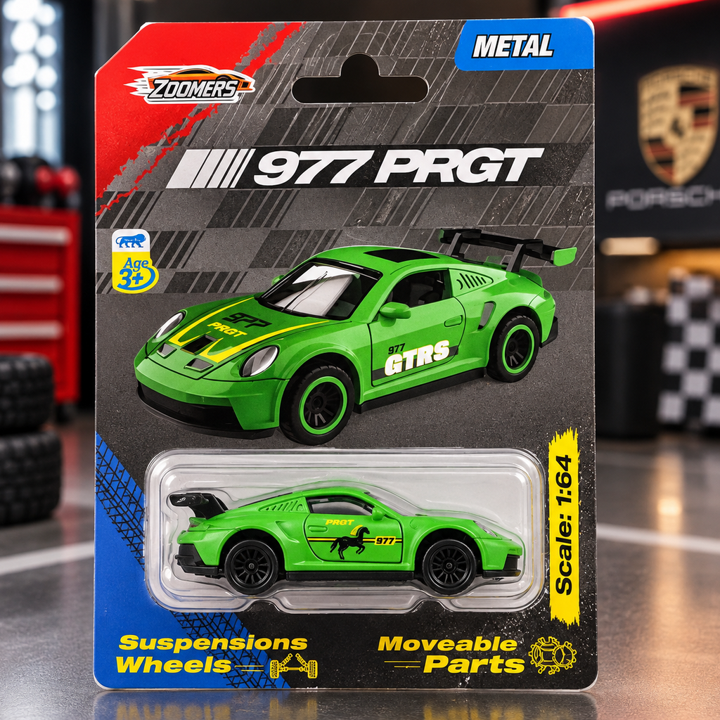 Porsche 911 GT with Suspension – Green — product image 1