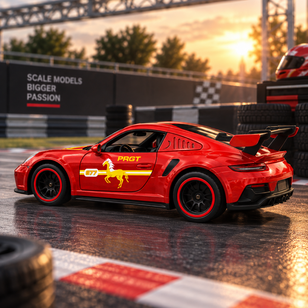 Porsche 911 GT with Suspension – Red — product image 2