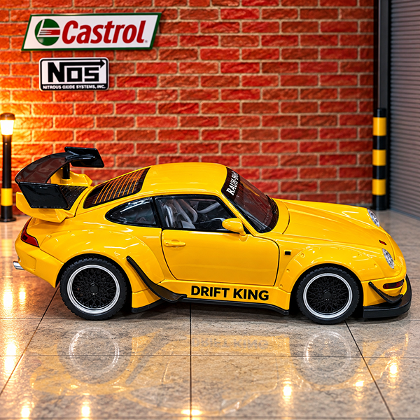 Porsche 911 (993) Wide Body Kit Die-Cast Model 1:24 Scale – Black — product image 1