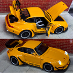 Porsche 911 (993) Wide Body Kit Die-Cast Model 1:24 Scale – Black — product image 3
