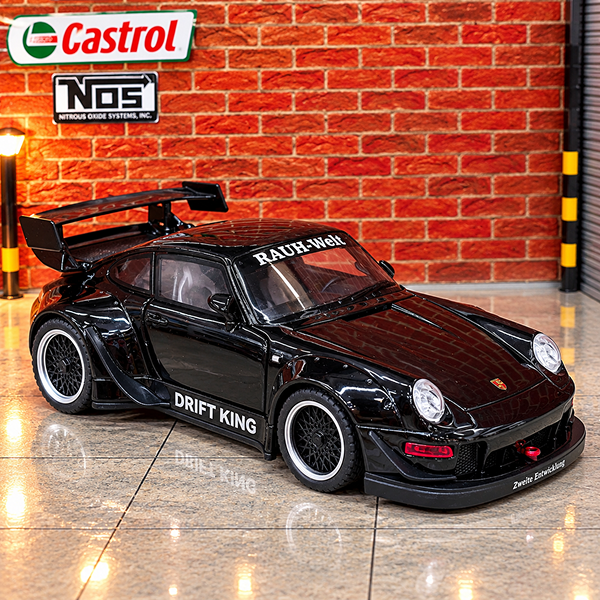 Porsche 911 (993) Wide Body Kit Die-Cast Model 1:24 Scale – Black — product image 6