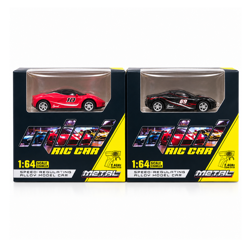 Mini RIC Car – Metal, Alloy Body, 2.4GHz Remote Control & Type-C Rechargeable — product image 3