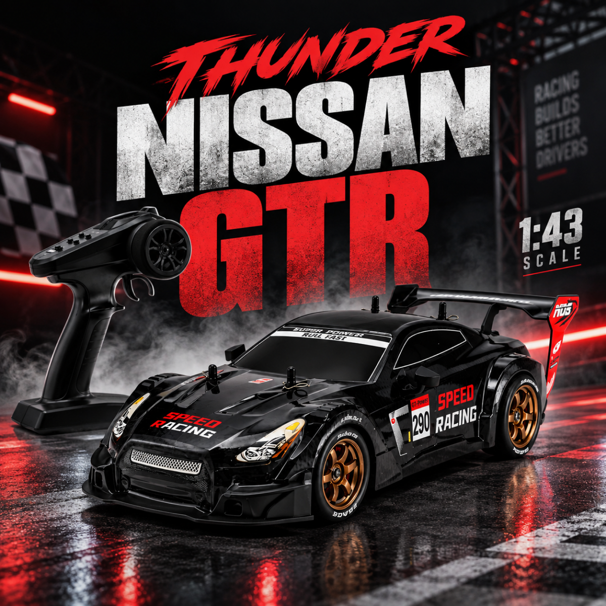 Nissan GTR 1:16 RC car