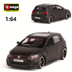 Bburago 2017 Volkswagen Golf GTI Black 1:64 Die-Cast Model Car