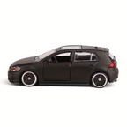 Bburago 2017 Volkswagen Golf GTI Black 1:64 Die-Cast Model Car