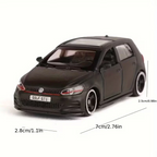 Bburago 2017 Volkswagen Golf GTI Black 1:64 Die-Cast Model Car