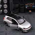 Bburago 2017 Volkswagen Golf GTI Grey 1:64 Die-Cast Model Car