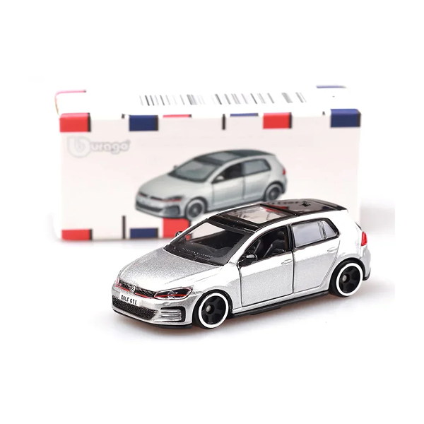 Bburago 2017 Volkswagen Golf GTI Grey 1:64 Die-Cast Model Car