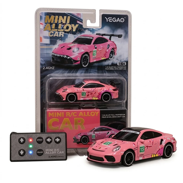 YEGAO Porsche 911 GT3 R Roxy Livery RC 1:64 | Pink