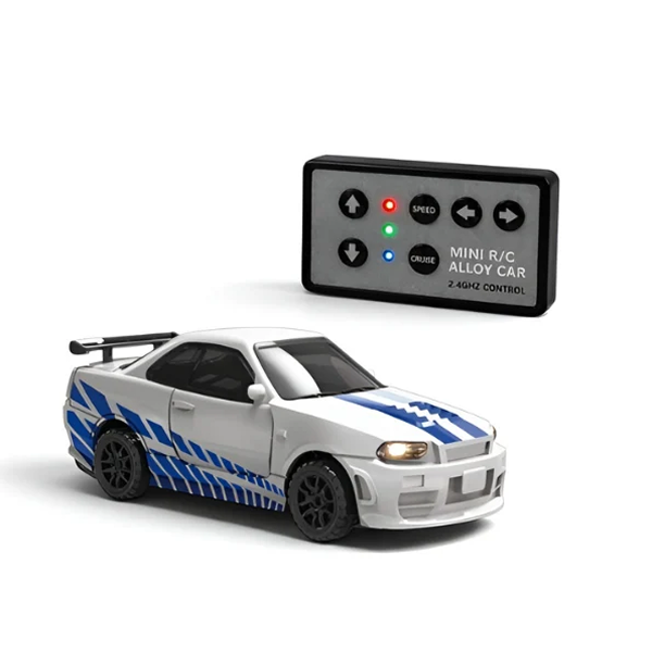 YEGAO Nissan Skyline Mini RC GT-R R34 1:64