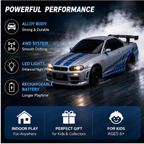 YEGAO Nissan Skyline Mini RC GT-R R34 1:64