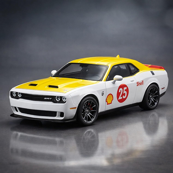 CCA 2022 Dodge Challenger SRT Jailbreak Shell 1:64 in Acrylic Display Case