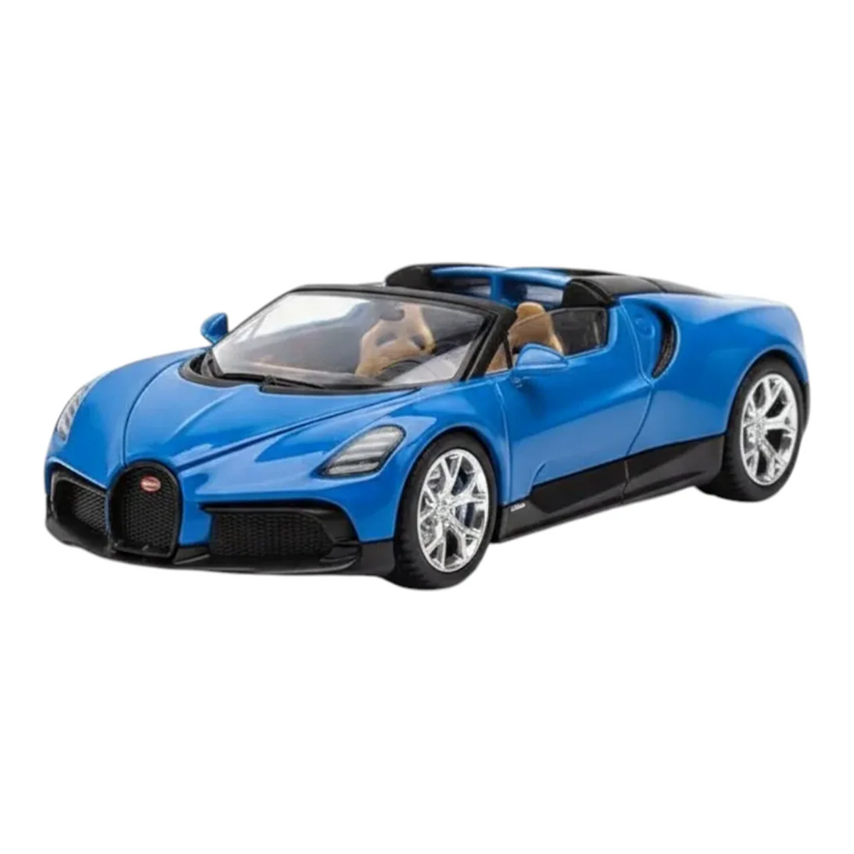 Bugatti Mistral 1:64 Scale Diecast Hypercar – Blue Edition | Poster Cars